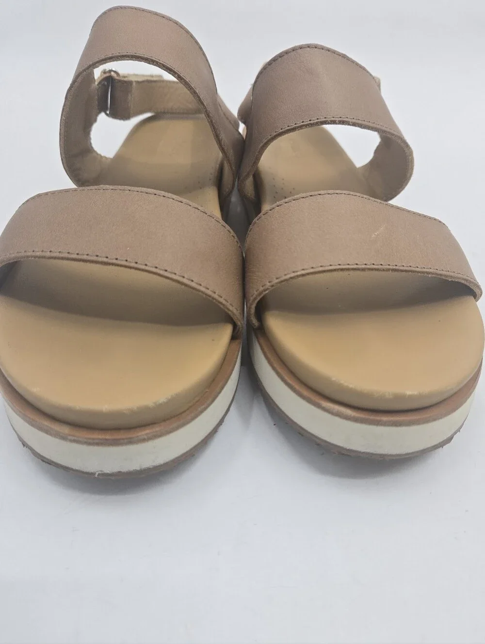 Nisolo Go To Sandals Almond Leather